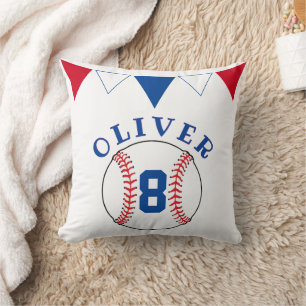 Coussin Drapeaux de baseball Ball Bunting Anniversaire de