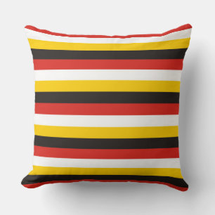 Coussin drapeaux egypte bandes pays modèle symbole noir re