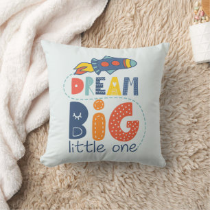 Coussin Dream Big Little One Rocket