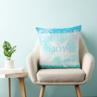 Coussin Dream Starfish Ocean Blue Beach House