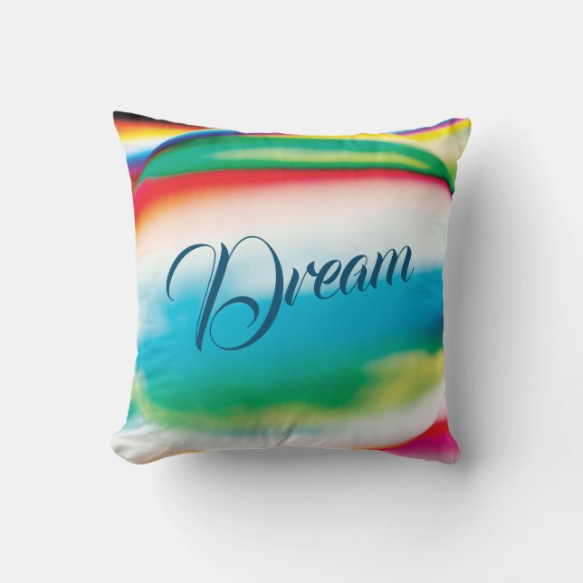 Coussin "Dream" sur Pastel Watercolor like Abstract Design (Recto)