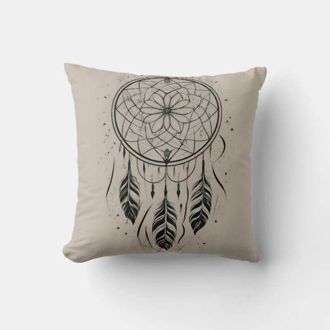 Coussin Dreamcatcher Dreams : Sweet Dreams Toute la nuit (Recto)