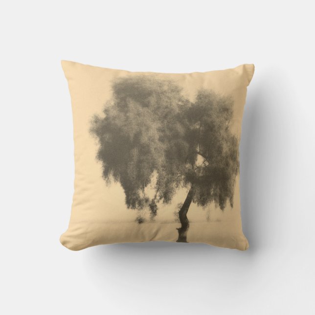 Coussin Dreamtic Romantic Tree Sketch Cushion (Recto)