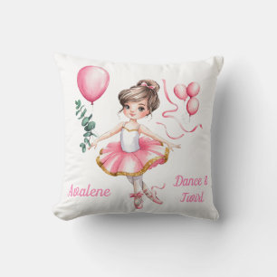 Coussin Dreamy Ballerina en vol cadeau d'anniversaire d'an