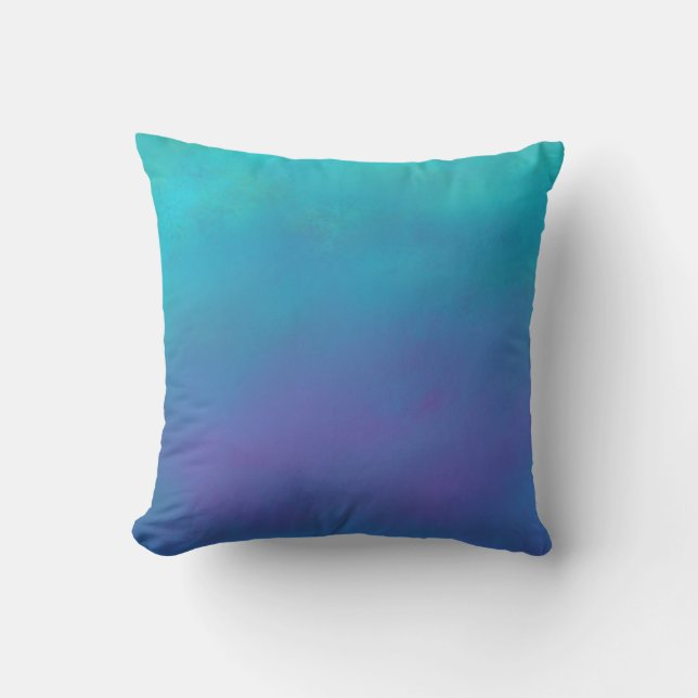 Coussin Dreamy Blues Abstract Design (Recto)