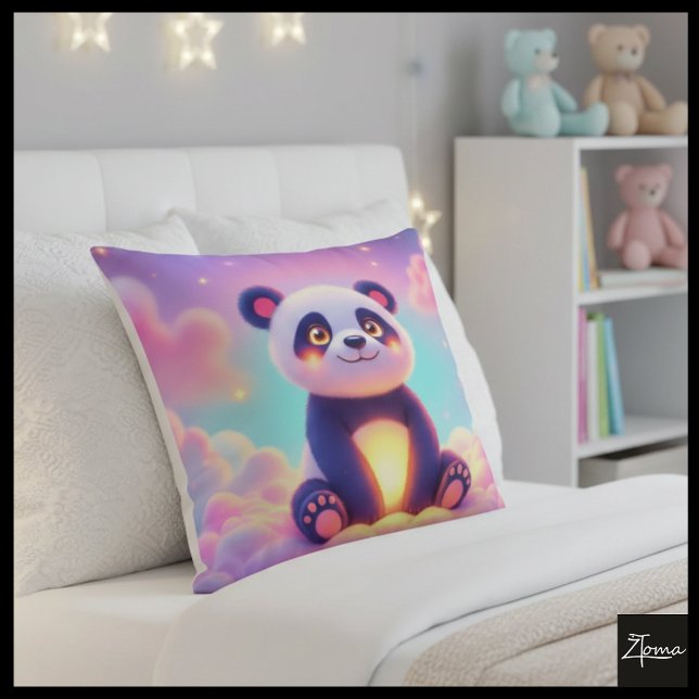 Coussin Dreamy Panda Haven (Créateur téléchargé)