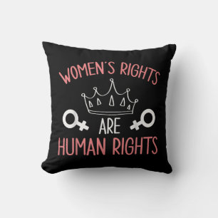 Coussin Droits des femmes Les droits des femmes sont des d