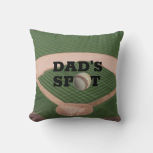 Coussin Drôle Baseball Papa's Spot Saver Pillow