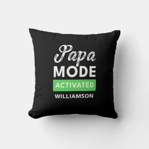 Coussin Drôle cadeau de Fête des pères pour s'attendre pap