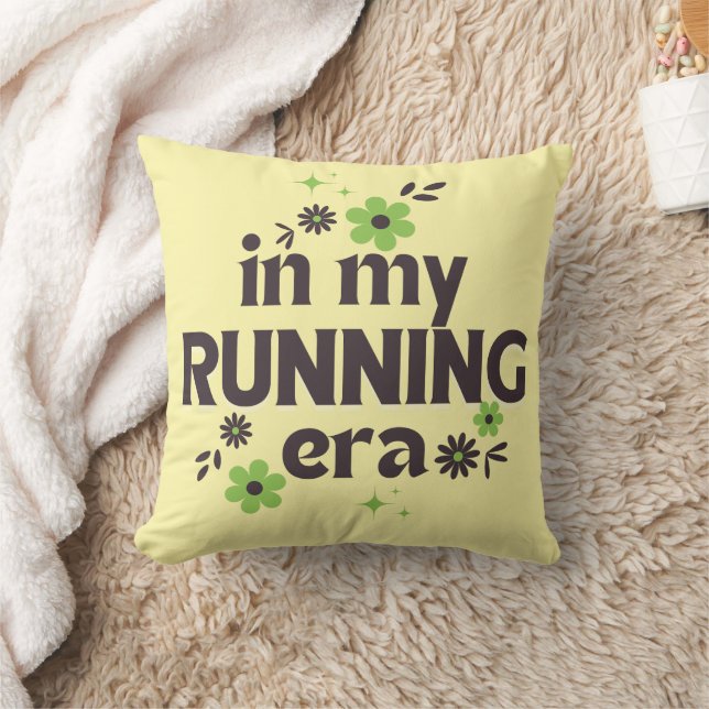 Coussin Drôle cadeau du coureur, décoration motivationnell (Couverture)