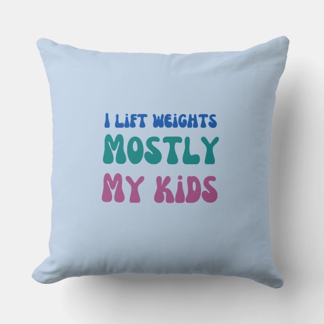 Coussin Drôle cadeau maman (Recto)