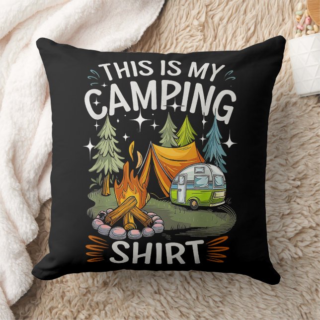 Coussin Drôle C'est Mon Camping Pour Campeur (Couverture)