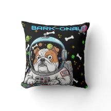 Drôle Chien de l'espace "Barkonaut" de Bulldog, Am