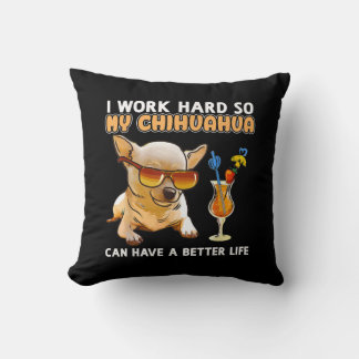 Coussin Drôle Chihuahua Chihuahua Lover Cadeaux