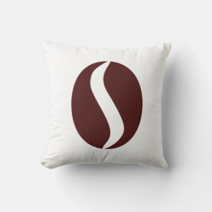 Coussin Drôle Coffee Bean Minimalisme Cushion Lisse Oreill