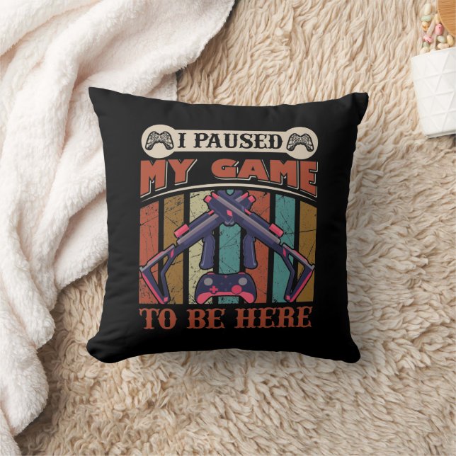 Coussin Drôle couchage Vidéo Gamer mot art (Couverture)