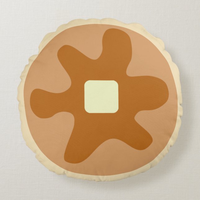 Coussin drôle de crêpe (Devant)