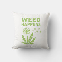 Drôle de mauvaise herbe se produit Art de tampon à