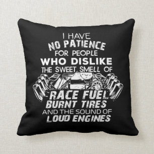 Coussin Drôle Drag Racing Pour Les Amateurs De Voiture Et