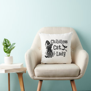 Coussin Drôle Éffrayant mignonne Halloween Enfant Chat Lad