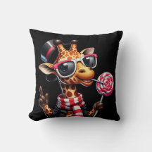 Drôle Giraffe Portant des lunettes de soleil