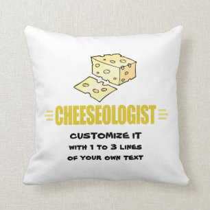 Coussin Drôle j'aime le fromage