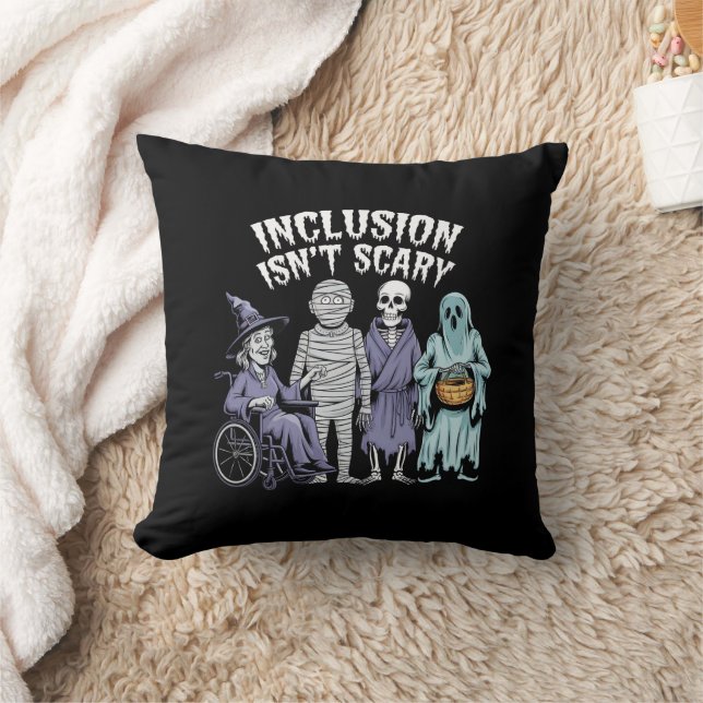 Coussin Drôle, l'inclusion n'est pas effrayante Professeur (Couverture)