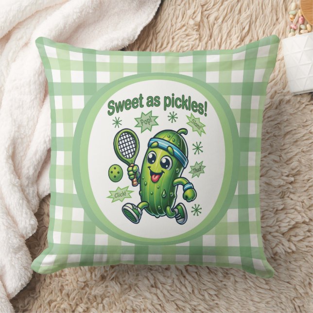 Coussin Drôle mignon sucré comme chatons Pickleball (Couverture)