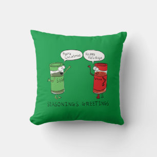 Coussin Drôle Noël Cartoon Cuisines épices
