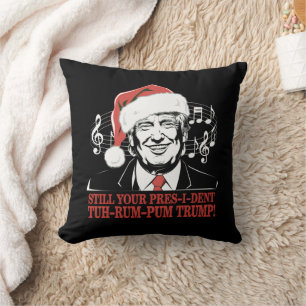 Coussin Drôle Noël Président Trump Pyjamas Vilains Noël
