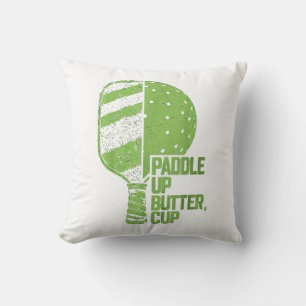 Coussin Drôle Pickleball Paddle Up Butter Cup