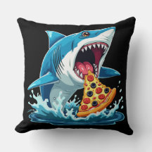 drôle Pizza manger du requin
