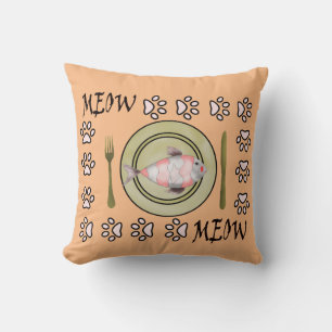 coussin drôle pour amoureux de les chats