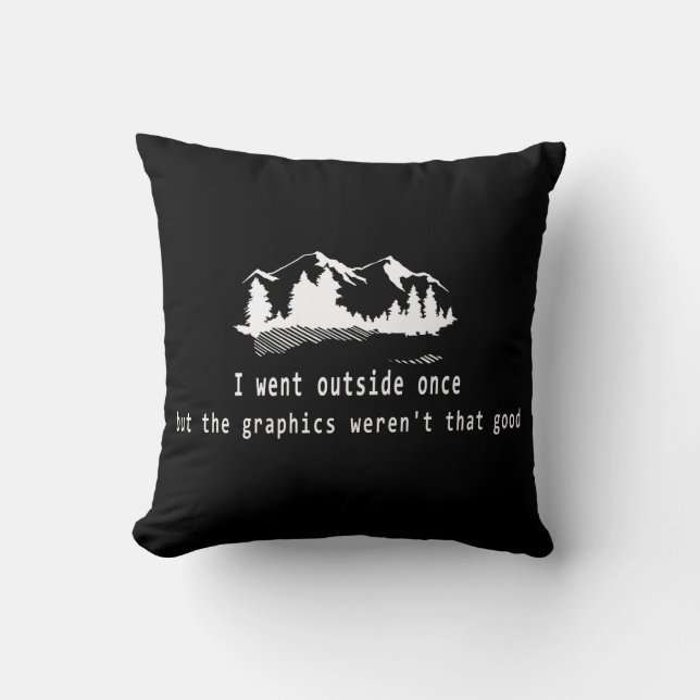 coussin drôle pour les gamers, le geeks et les (Recto)