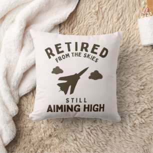 Coussin Drôle Retraite de l'Armée de l'Air Pour La Retrait