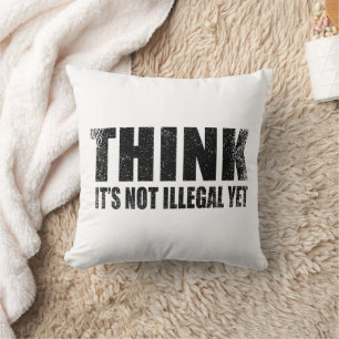 Coussin Drôle slogan sarcastique humour adulte sarcasme