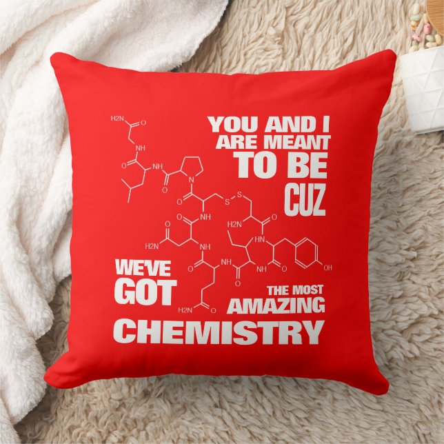 Coussin Drôle veut dire être nous avons une chimie Extraor (Couverture)