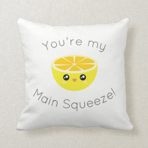 Coussin Drôle vous êtes mon humour principal de citron d