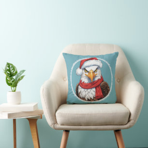 Coussin Drôles d'animaux: Spécial Noël - Aigle 2