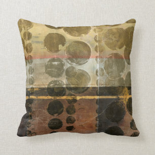 Coussin Droplets verts circulaires