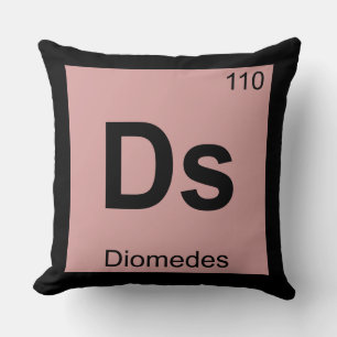 Coussin Ds - Diomède Tableau Périodique de Chimie Grecque