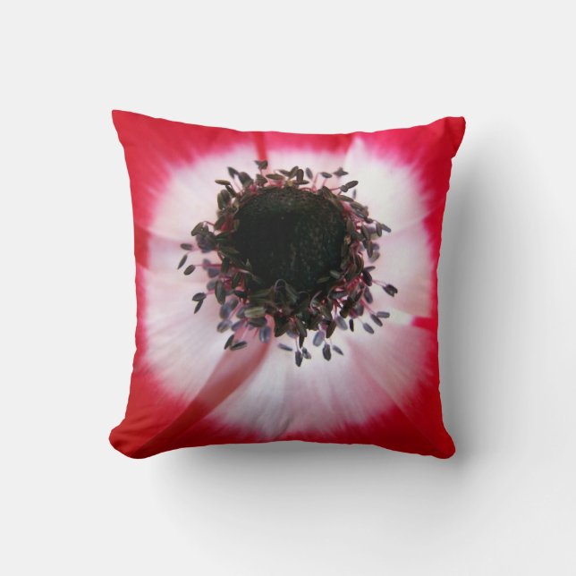 Coussin du centre de fleurs rouges (Recto)