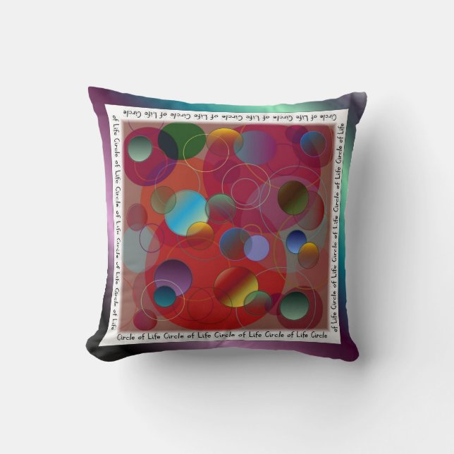 Coussin du Cercle de vie (Recto)