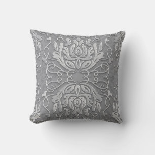 Coussin du concepteur de design Vintage gris