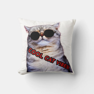 Coussin du cool CAT VIBES !