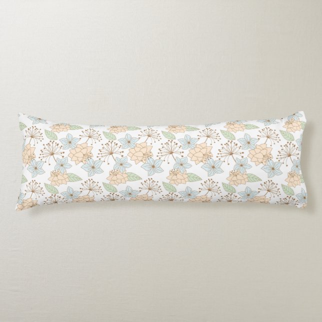 coussin du corps des fleurs de printemps (Devant)
