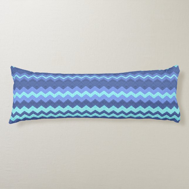 coussin du corps du chevron bleu (Devant)
