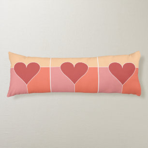 Coussin du corps du Motif cardiaque