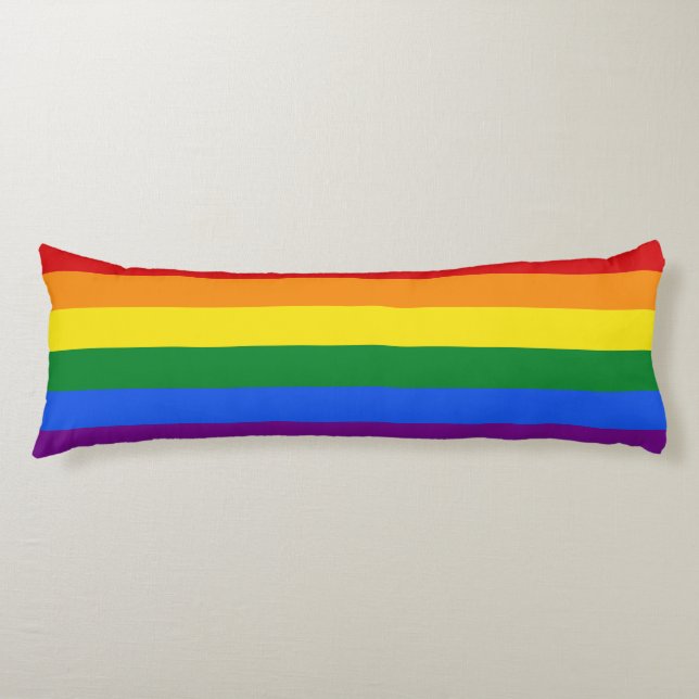 coussin du corps Rainbow Flag (Devant)