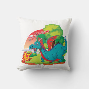 Coussin du dragon d'incendie